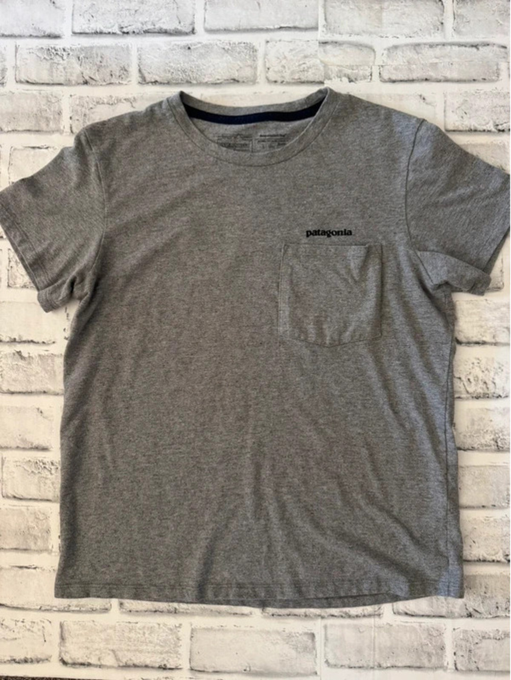 Men’s Patagonia Protect our Home Water gray t-shirt size Small